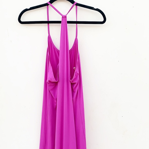 Fabletics Neema Maxi Dress Sleeveless Racerback Purple Medium - Picture 3 of 5